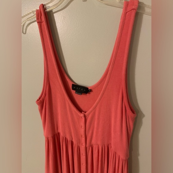Hatch maternity softest ribbed tank nursing dress pink rose 2 medium - Picture 4 of 8